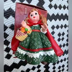 1997 Keepsake Madam Alexander Little Red Riding Hood Ornament w/box. Bundle2save